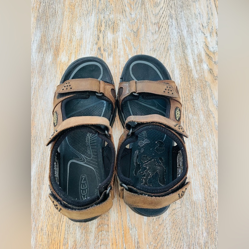 SOLD Keen Men’s Rialto II 3 Point Leather Hiking Sandals❤️🥾 - Picture 13 of 14